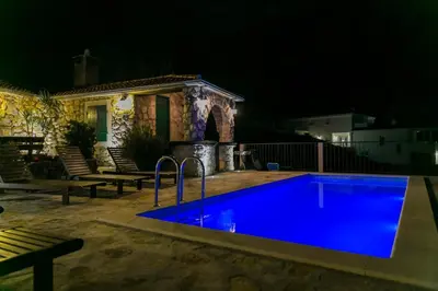 Bazen u objektu Villa Luma - Makarska Exklusiv ili u blizini