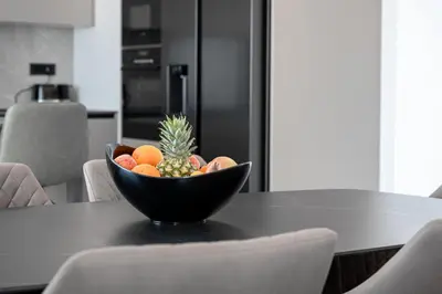 Kuhinja ili čajna kuhinja u objektu Apartment Luka