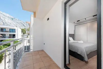 Pogled na planine ili pogled na planine iz apartmana