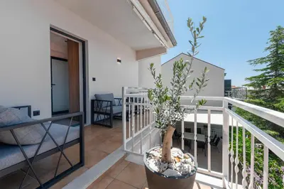 Balkon ili terasa u objektu Apartment Luka