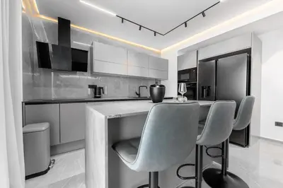 Kuhinja ili čajna kuhinja u objektu Apartment Luka