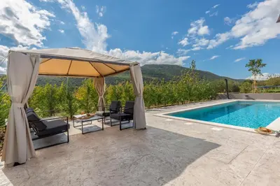 Pogled na planine ili pogled na planine iz vila