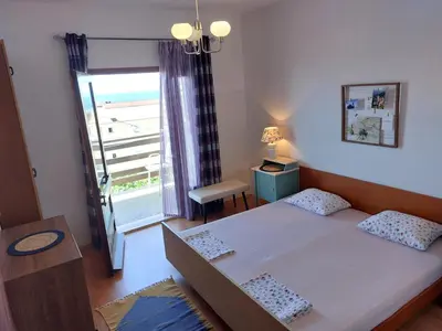 Krevet ili kreveti u jedinici u objektu Apartments with parking space Makarska - 22633
