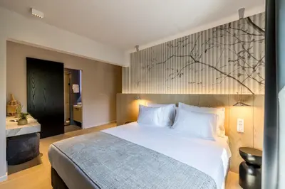 Krevet ili kreveti u jedinici u objektu Beachfront penthouse Residence