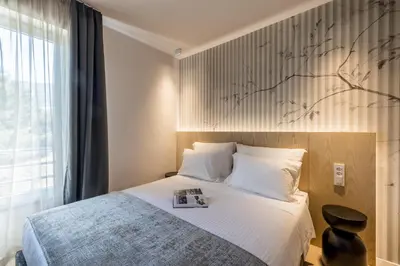 Krevet ili kreveti u jedinici u objektu Beachfront penthouse Residence