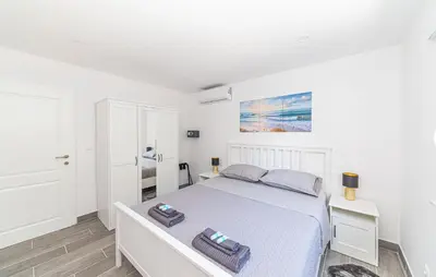 Krevet ili kreveti u jedinici u objektu Apartment Pogled