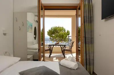 Krevet ili kreveti u jedinici u objektu Apartments Lea