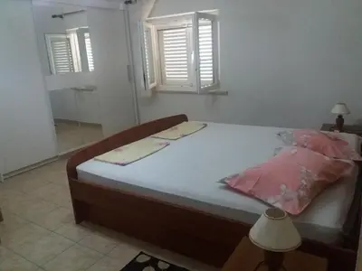Krevet ili kreveti u jedinici u objektu Apartments by the sea Povlja, Brac - 5644