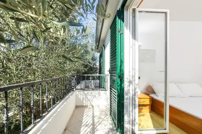 Balkon ili terasa u objektu Apartments by the sea Cove Pokrivenik, Hvar - 2073