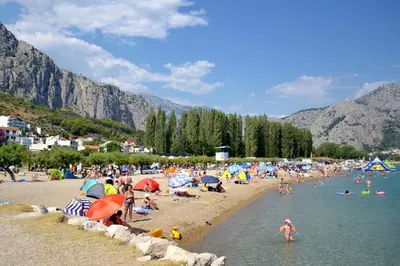 Tlocrt objekta Apartments with a parking space Omis - 10351