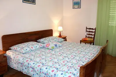 Krevet ili kreveti u jedinici u objektu Apartments by the sea Cove Zarace - Gdinj, Hvar - 2047