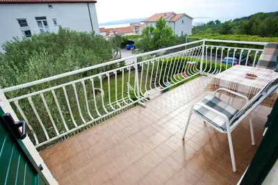 Balkon ili terasa u objektu Apartments by the sea Promajna, Makarska - 2588