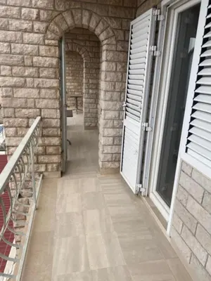 Tlocrt objekta Spacious apt w pool and sea view 2 min to beach