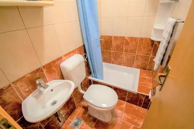 Kupaonica u objektu Apartments Hudovernik