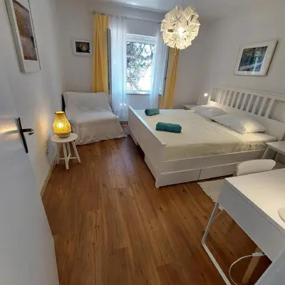 Krevet ili kreveti u jedinici u objektu Seahouse Albertina