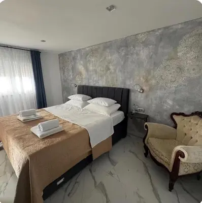 Krevet ili kreveti u jedinici u objektu Villa Luna di Mare