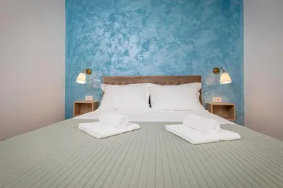Krevet ili kreveti u jedinici u objektu Villa Hanna-Dream Adriatic View