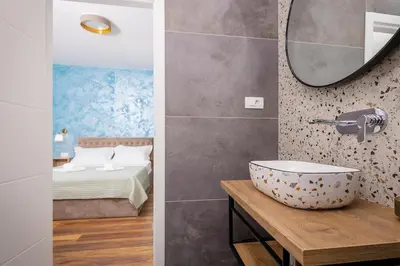 Krevet ili kreveti u jedinici u objektu Villa Hanna-Dream Adriatic View