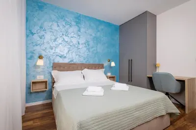 Krevet ili kreveti u jedinici u objektu Villa Hanna-Dream Adriatic View