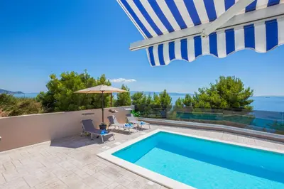 Bazen u objektu Holiday Home Zarello with Private Pool next to the Sea ili u blizini