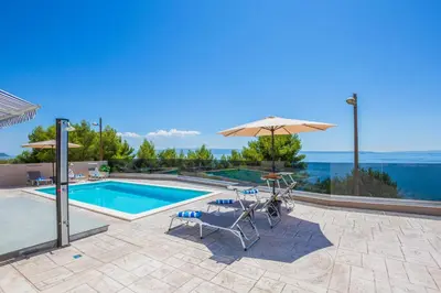 Bazen u objektu Holiday Home Zarello with Private Pool next to the Sea ili u blizini