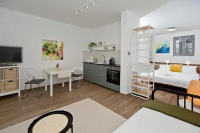 Kuhinja ili čajna kuhinja u objektu Apartment Dinko