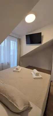 Krevet ili kreveti u jedinici u objektu Apartmani Medić