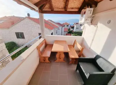 Balkon ili terasa u objektu Apartmani Banić Apartman 4