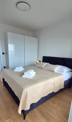 Krevet ili kreveti u jedinici u objektu Apartmani Medić