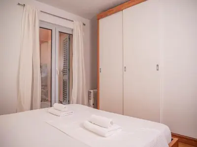 Krevet ili kreveti u jedinici u objektu Apartment Jakša-center of town Hvar