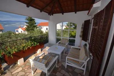 Tlocrt objekta Apartments by the sea Splitska, Brac - 11339