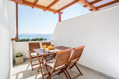 Balkon ili terasa u objektu Apartments House Đurđica