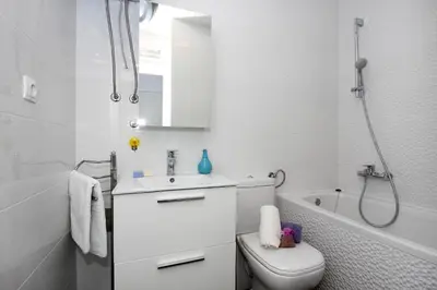 Kupaonica u objektu Apartment Sun & Sea