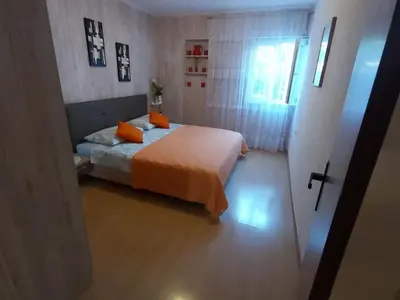 Krevet ili kreveti u jedinici u objektu Two Bedroom Apartment with Terrace no 1