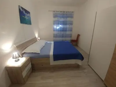 Krevet ili kreveti u jedinici u objektu Four Bedroom Holiday Home With Terrace & Sea View