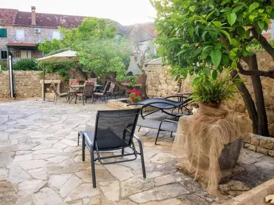 Tlocrt objekta Apartments by the sea Postira, Brac - 24897