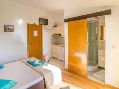 Krevet ili kreveti u jedinici u objektu Apartmani Cihorich - Studio Apartment