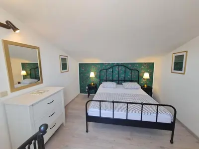 Krevet ili kreveti u jedinici u objektu Name Bay House Rosohotnica - One Bedroom Apartment