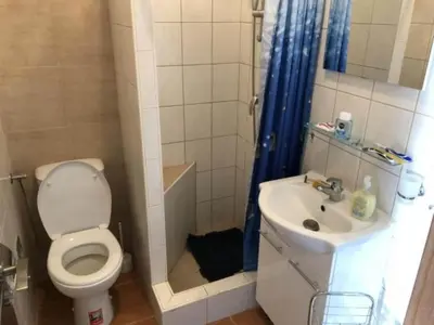 Kupaonica u objektu Apartmani Villa Borzic - One Bedroom Apartment with Terarce