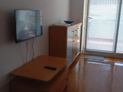 TV i/ili zabavni centar u objektu Apartment Tonco Ba ka Voda With Sea View