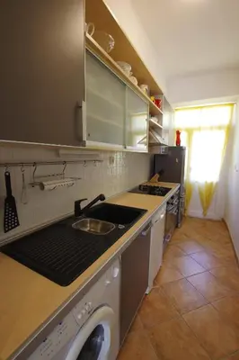 Kuhinja ili čajna kuhinja u objektu Apartments by the sea Hvar - 24926