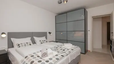Krevet ili kreveti u jedinici u objektu Apartman Lucija-Brac by Villas Guide