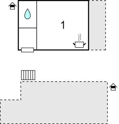 Tlocrt objekta Apartment Jelsa 08