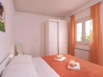 Krevet ili kreveti u jedinici u objektu One Bedroom Apartment with Terrace 5