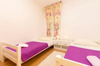 Krevet ili kreveti u jedinici u objektu Apartments Petea Omis