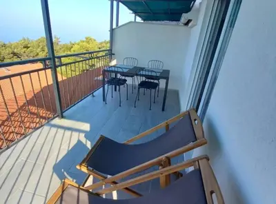Balkon ili terasa u objektu Berti Sun & Sea Apartments