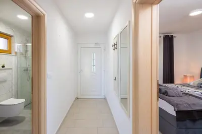 Kupaonica u objektu Aqua Maris Apartments