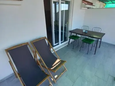 Tlocrt objekta Superior One Bedroom Apartment with Balcony and Sea View