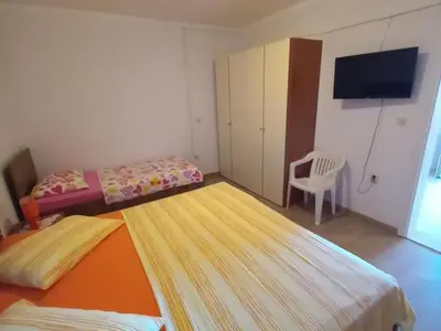 Krevet ili kreveti u jedinici u objektu Comfort One Bedroom Apartment with Terrace and Sea view