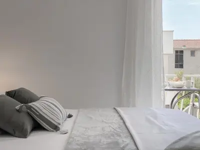 Krevet ili kreveti u jedinici u objektu Paladin Studio Apartments